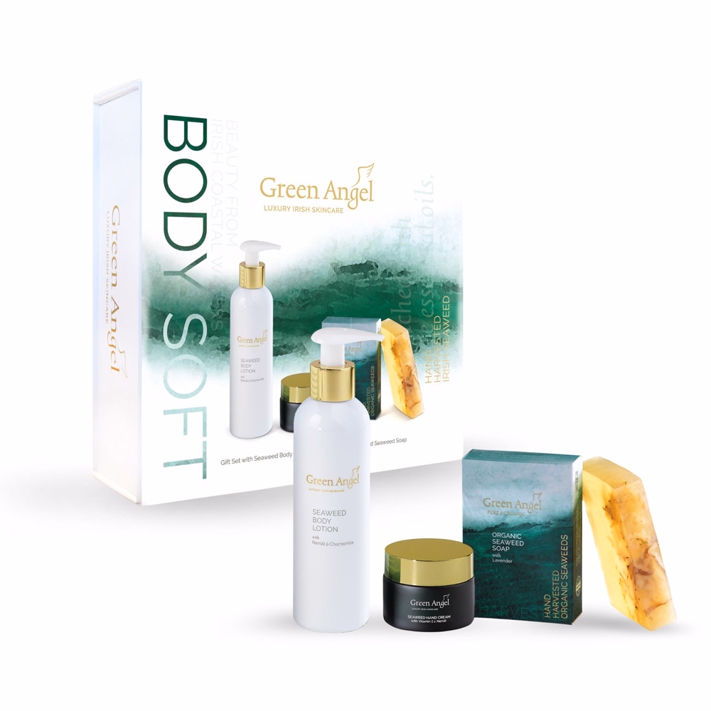 Body Soft Gift Set  (BLotion, Hand Cream, Lavender Soap)